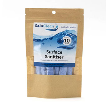 Solupak Surface Sanitiser Fragranced 750ml SCWS750SSP 10 Sachets